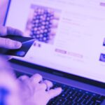 Person making an online purchase using their credit card