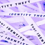 shredded paper containing identity theft