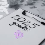 2025 goals notepad