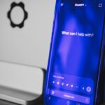 ChatGPT app open on smart phone