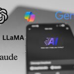 AI app on phone surrounded by other popular AI tools