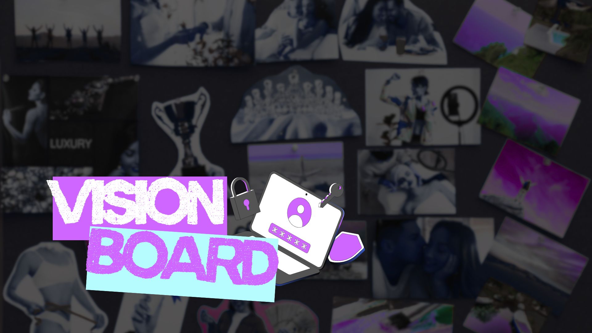 Vision board sample and header